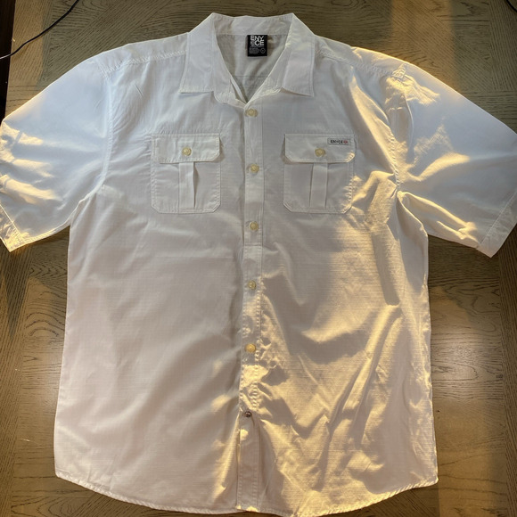 Enyce Men’s White Button Up Short Sleeve Shirt Size 3X - Picture 10 of 10